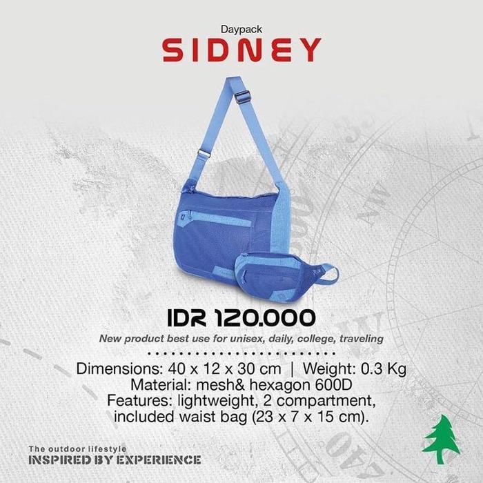 Tas Selempang Jaring Consina Sidney {Daypack Consina Sidney]