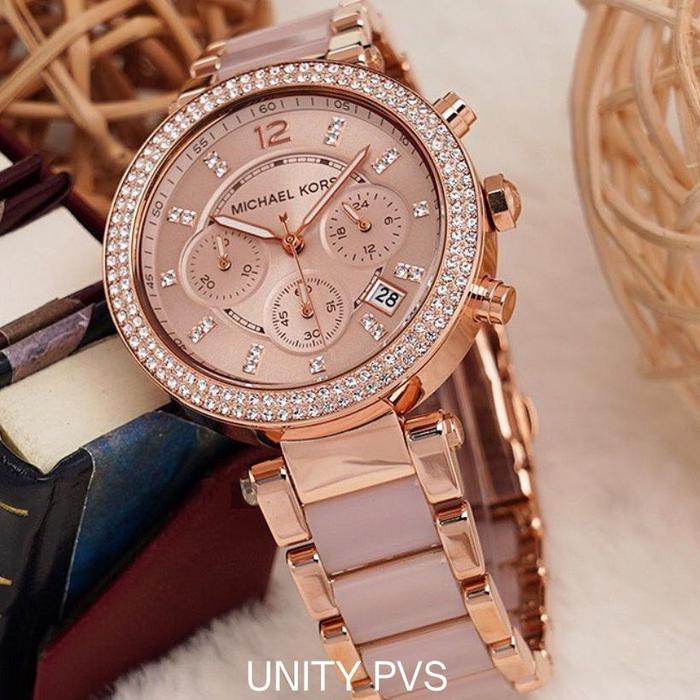 JAM TANGAN WANITA MICHAEL KORS PARKER  MK5896 ORIGINAL