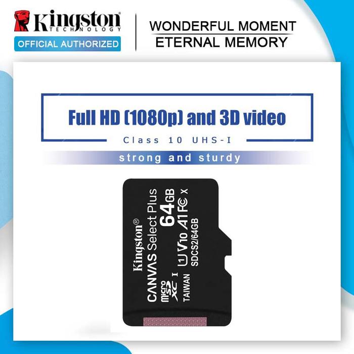 Original Kingston MicroSD Card Flash Memory Card 64GB 128G 32GB 16G