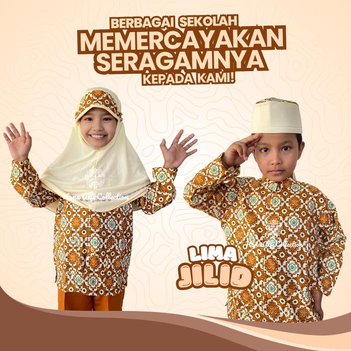 Terbaru Seragam Qiroati 5 Jilid pendiri KH Salim Zarkasyi amanah KH Bunyamin Dachlan /Baju Qiroati 5