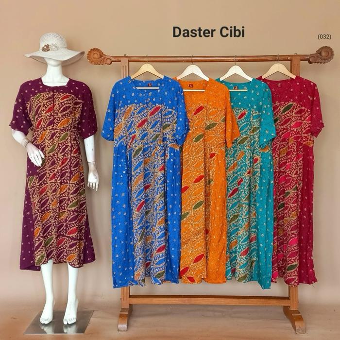 Daster Chibi by Putri Diana LD 120 cm Kancing depan Busui Kekinian jumbo Rayon Wanita
