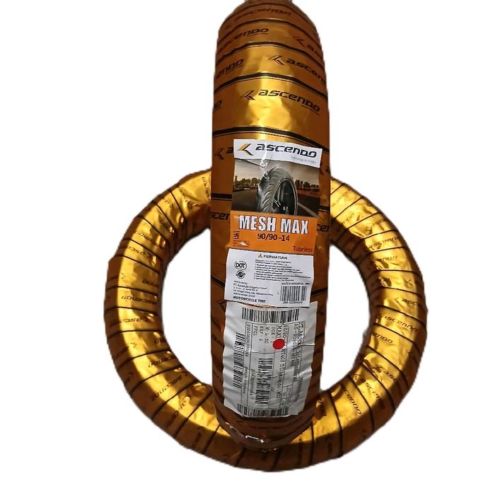 (Paket Ring 14)Ban Tubeles Ascendo Mesh Max &Regina S1 80/90-14 & 70/90-14 / 90/90-14 Free Pentil