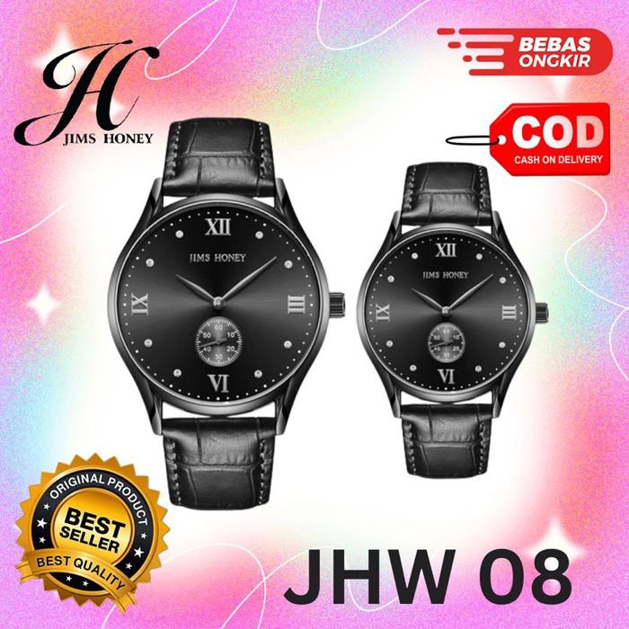 > JIMS HONEY JHW-08 COUPLE Series Jam Tangan Pria Wanita Cewek Jimshoney Murah Elegan Fashion Casual