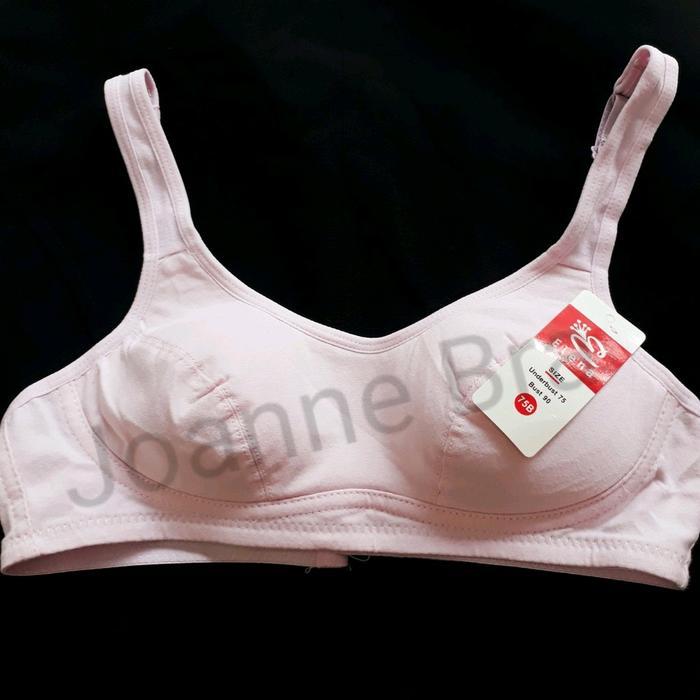 PREMIUM Elena Bra BH Remaja Cup B Tanpa Kawat E 4003 - 32B - 38B - Bra Busa Tipis Kait 2 Miniset Ana