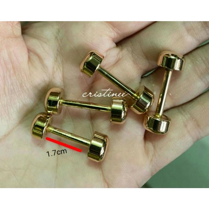2Pcs Variasi Barbel/Baut Tali Tas Diameter 2mm