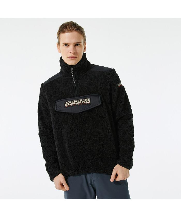 Napapijri Trentino Half Zip Fleece Full Black Original