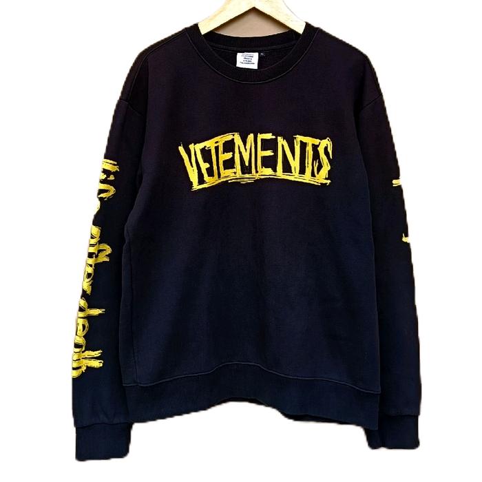 Crewneck vetements world tour life after death black