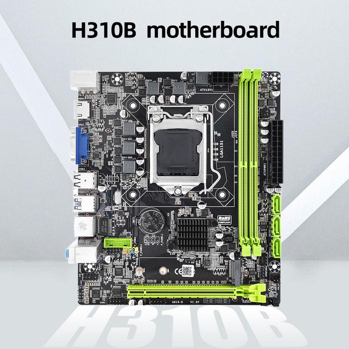 H310B Desktops MainBoard 32GB 2 X DDR4 Motherboard Support SATA3.0