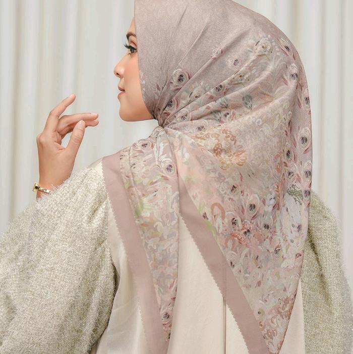 Hijab Ederra Series Laser Cutting Titik3 Pin Logo BS Mirror Square