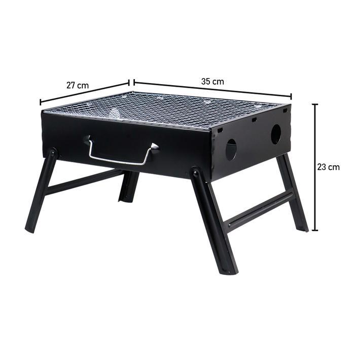 Alat Panggang Tungku Arang Bakar BBQ Portable Barbeque Outdoor Lipat