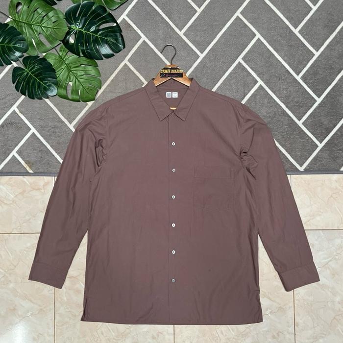 Uniqlo U Kemeja Katun | Uniqlo U | Kemeja Uniqlo | Kemeja Katun Uniqlo | Kemeja Lengan Panjang Uniql