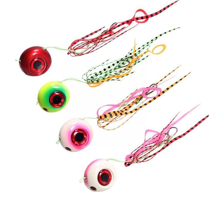 Terlaris, 80g/60g/40g Tenya Glow Lumious Kabura Pesca Slider Jig