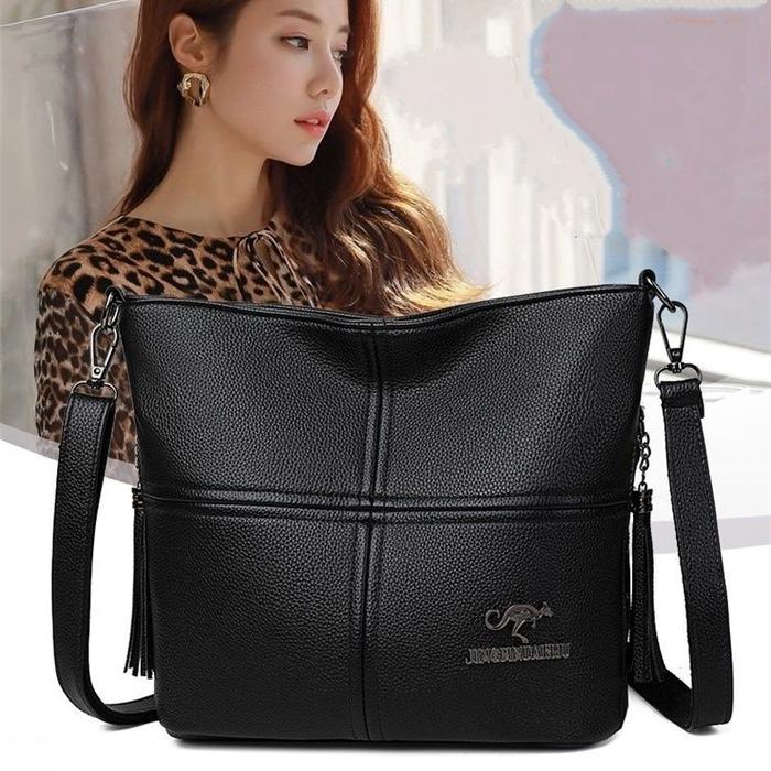 TAS SELEMPANG WANITA KULIT BRANDED HITAM KEKINIAN NADIAN SLING BAG REMAJA KOREA TA671B5 SIMPLE CASUA
