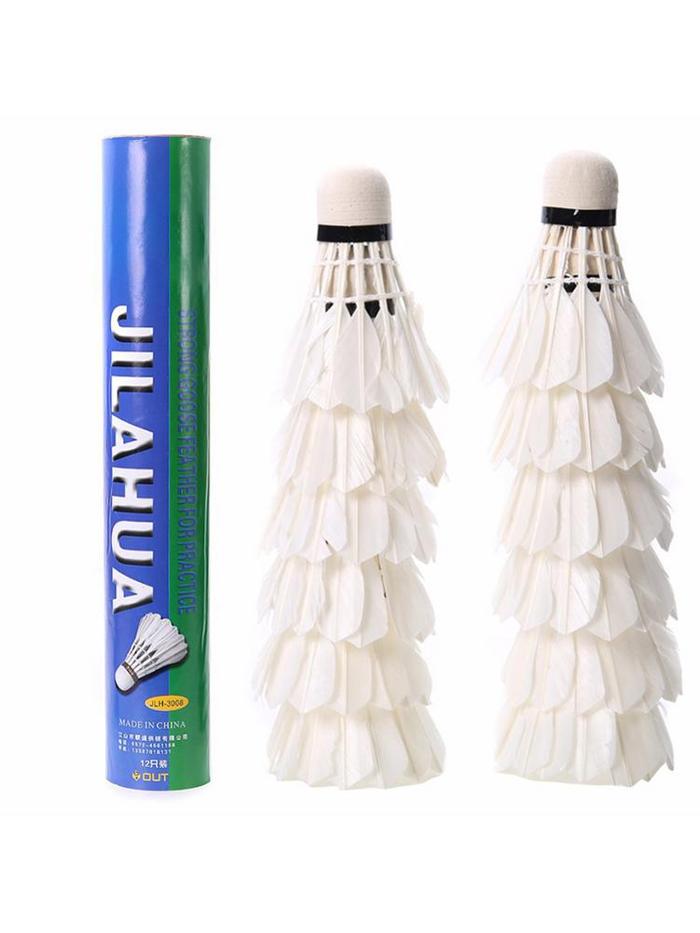 Terlaris, 12PCS Badminton Shuttlecocks Stable Durable Sports Training