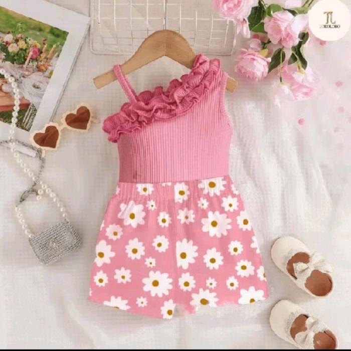 Setelan Baju Anak Perempuan Minowa