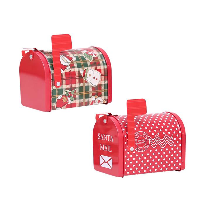 Kids Christmas Gift Box Candy Box Fun Creative Candy Tin Box for Gift
