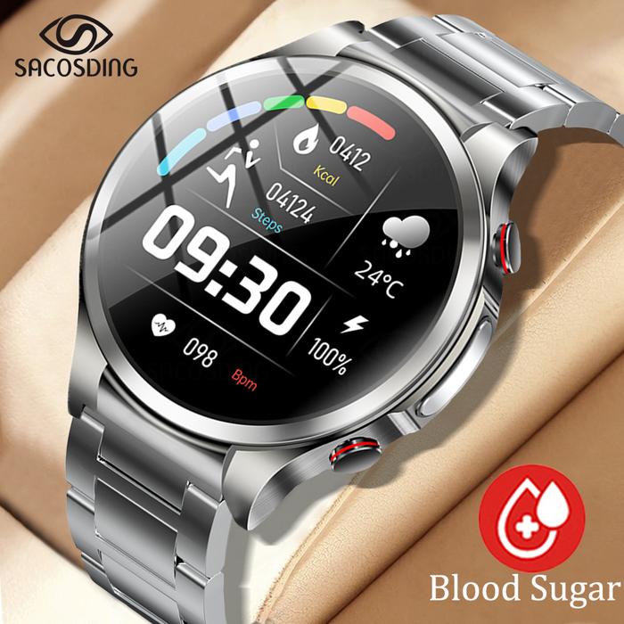 2023 Smartwatch Blood Sugar ECG+PPG Monitoring Blood Pressure Body