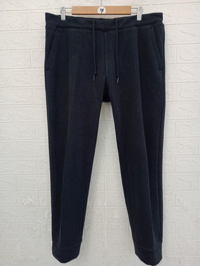 Celana Sweat Ezy Jogger Pants UNIQLO 92-100cm Original (Preloved) Black C-525