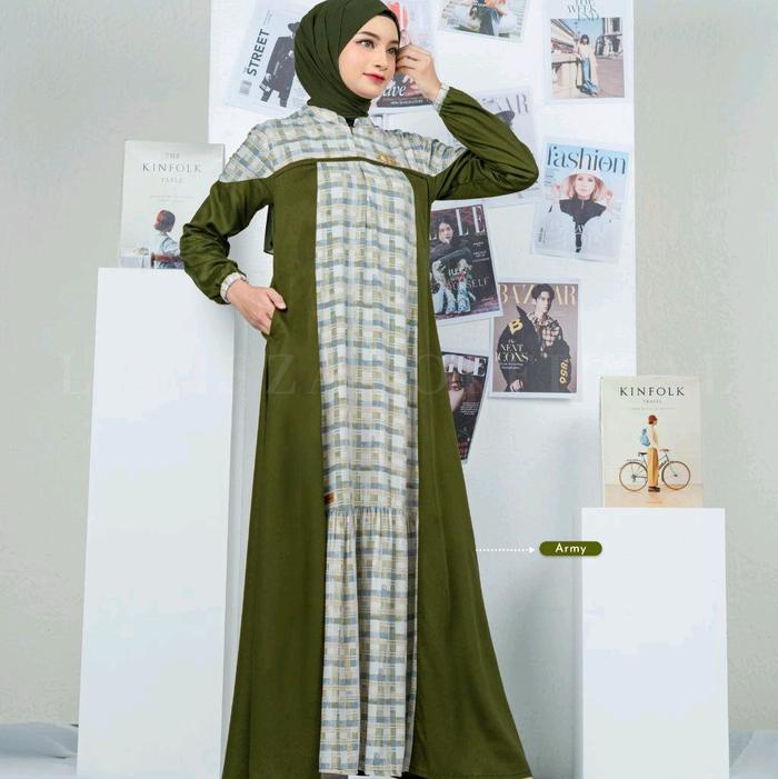 Yumna Dress | rayon premium | gamis adem | Latisza Official