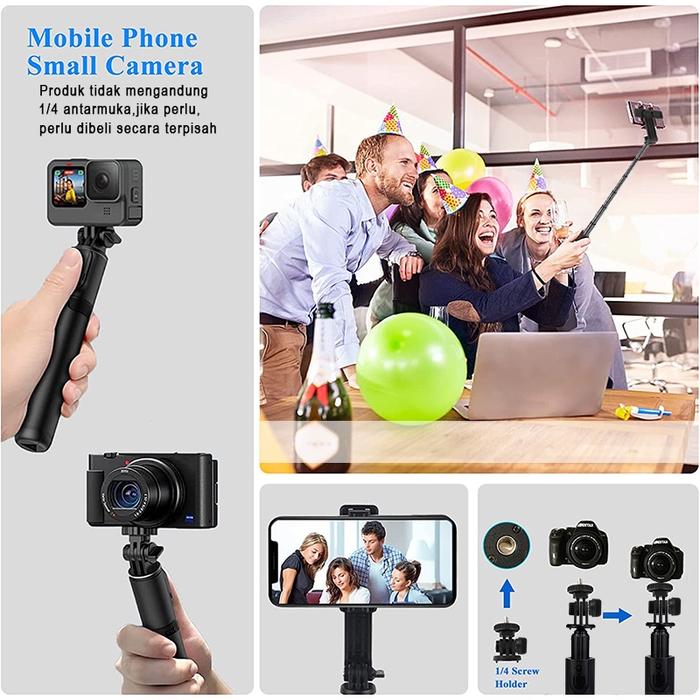 Ready Mixio A31 Tongsis Bluetooth Selfie Stick Tripod 180 cm / 160cm