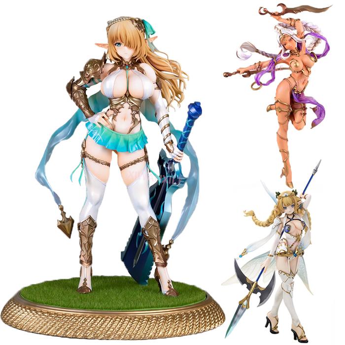 25cm Vertex Elf Village 8th Villager Cecile Antenna Anime Girl Figure