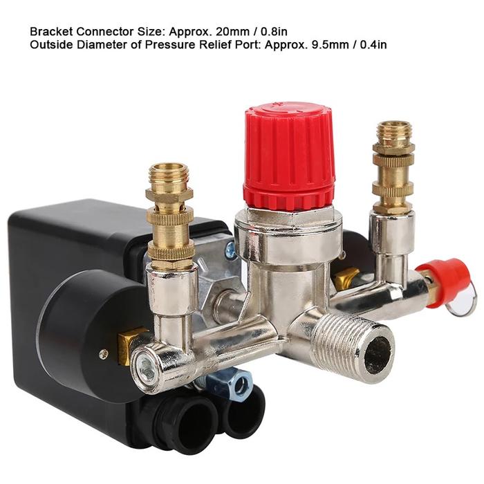 Otomatis Kompresor Kran Safety Valve Pressure Otomatis Kompresor Regulator