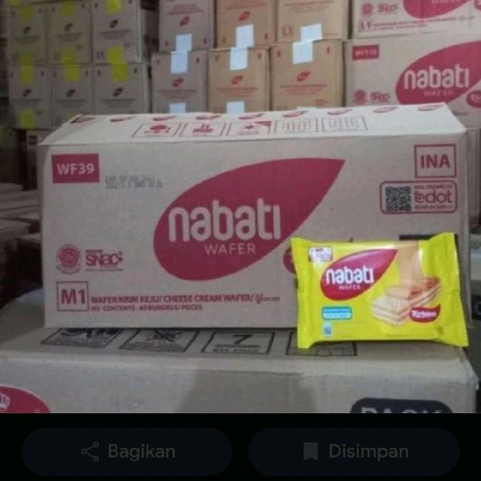 Nabati 2000 wafer enak isi 80 pcs