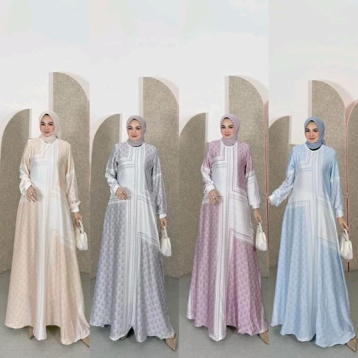 ZULFA AZKIYA DRESS GAMIS MODE TERBARU TERLARIS BEST SELLER BY ORIGINAL 100%ASLI REAL