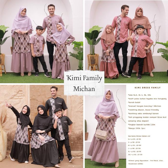 MICHAN - KIMI FAMILY SERIES SARIMBIT MICHAN / SARIMBIT KELUARGA / Original Michan - COUPLE Ied Seri