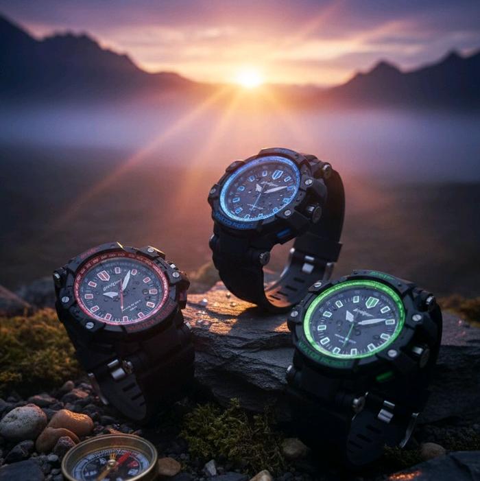 Jam Tangan Pria Analog Baywatch - Tersedia dalam Pilihan Warna yang Menarik dan Desain sporty