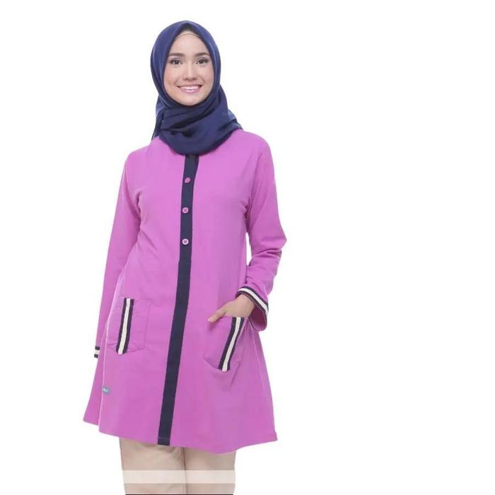 TUNIK ATASAN DEWASA ALNITA AA 34 WARNA PINK FANTA