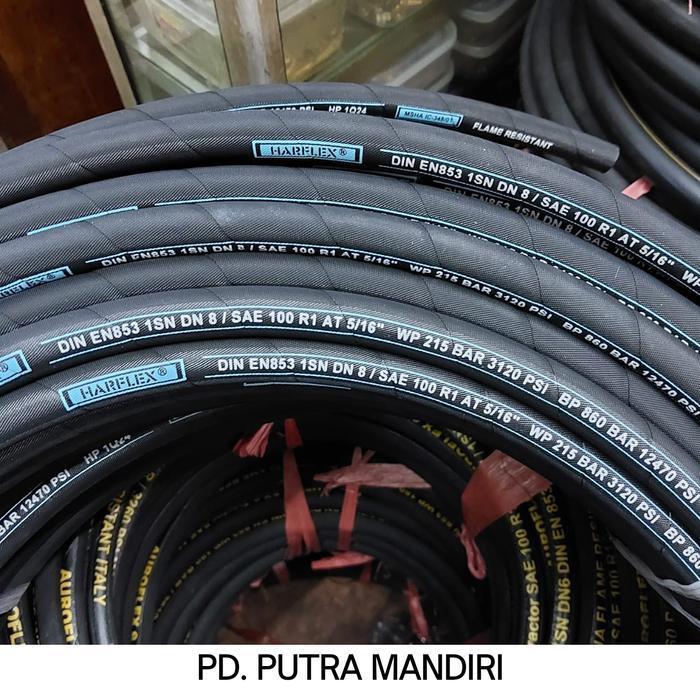 Selang Hidrolik 5/16 Kawat 1 HARFLEX - hydraulic hose