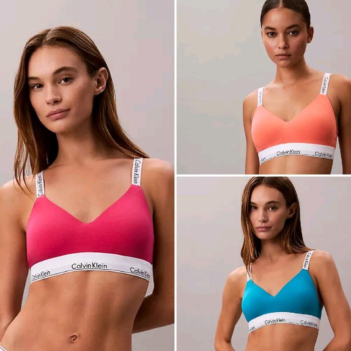 Calvin Klein Icon Cotton Modal Lightly Lined Bralette with padding Ck