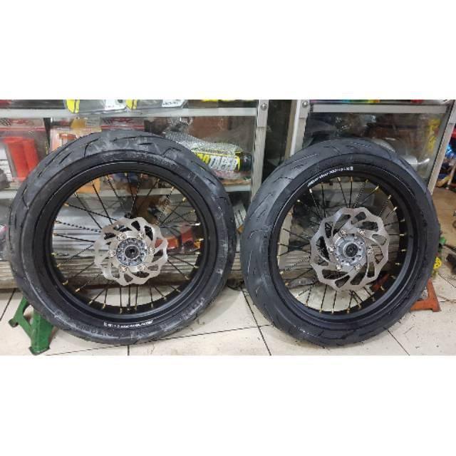 Velag set klx dtracker supermoto 17-17 plus piringan