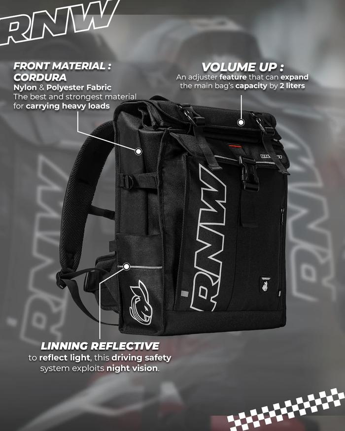 Tas Rabbit And Wheels LUMENS Backpack Bikers Bag RNW Ransel Rabbit
