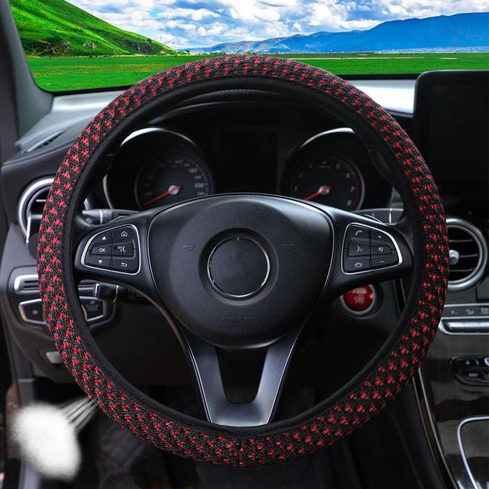 1 PC Universal Car Steering Wheel Cover Anti-Slipping Steering Wheel