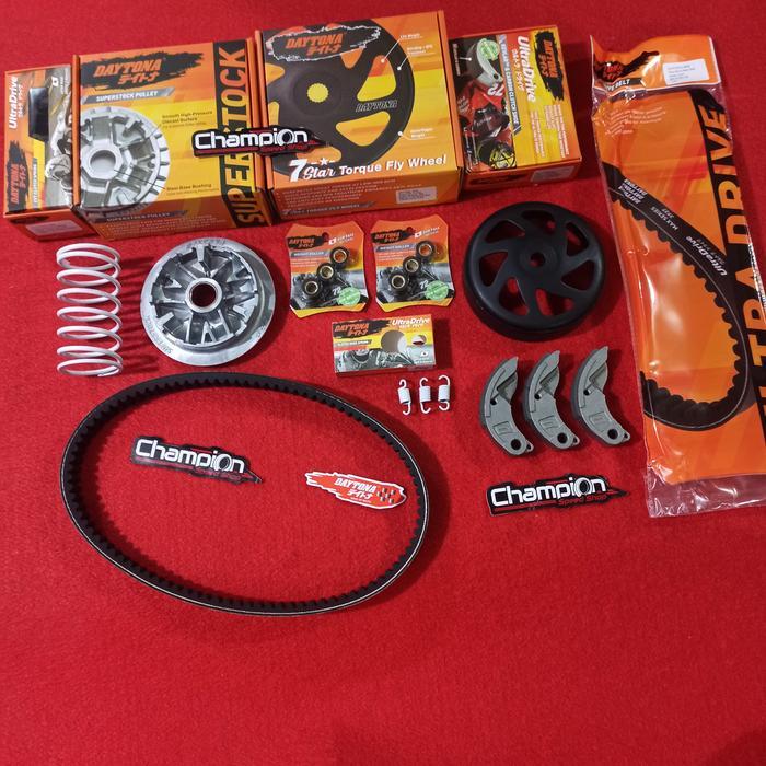 PAKET FULL UPGRADE CVT DAYTONA YAMAHA ALL NEW NMAX 2020 2021 2022 2023