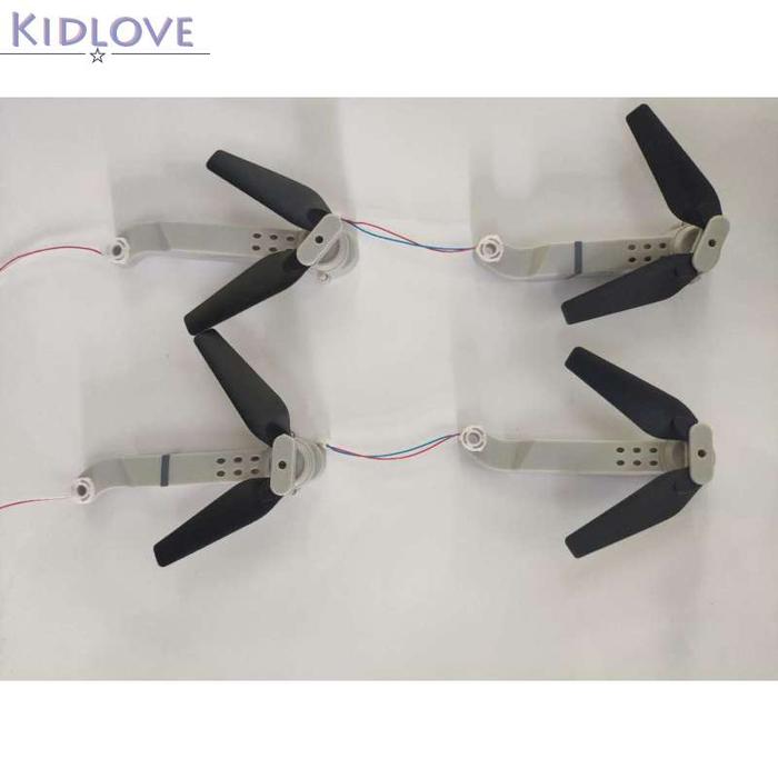 Suku Cadang Motor E88 PRO, Quadcopter RC, Lengan Sumbu dengan Motor &