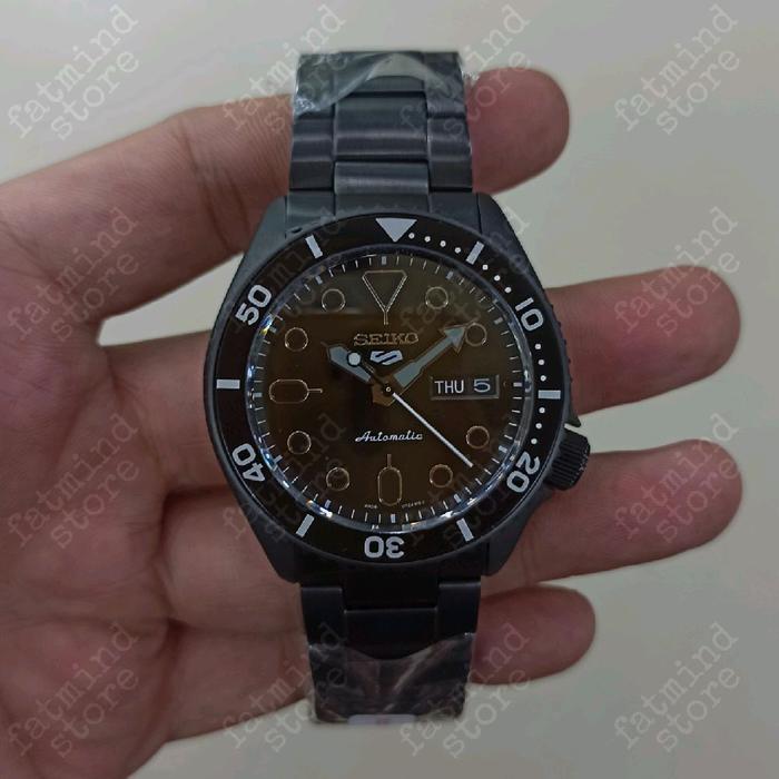 JAM TANGAN PRIA SEIKO 5 SPORT BLACK 40MM AUTOMATIC PREMIUM SUPER GRADE AAA