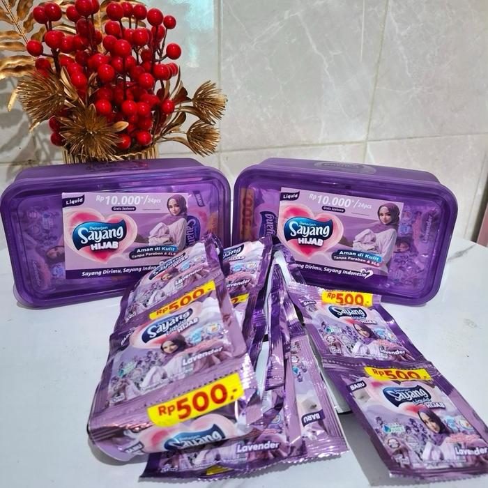 Sayang Hijab Detergen Sayang Hijab Lavender 500ml Aman di Kulit Harga Rp500