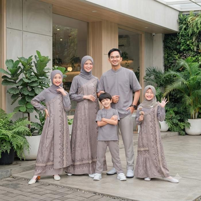 Sarimbit Terbaru Seragam Tenara 08 Burnish Lilac By Seply Fashion - Baju Busana Muslim Couple Pasang