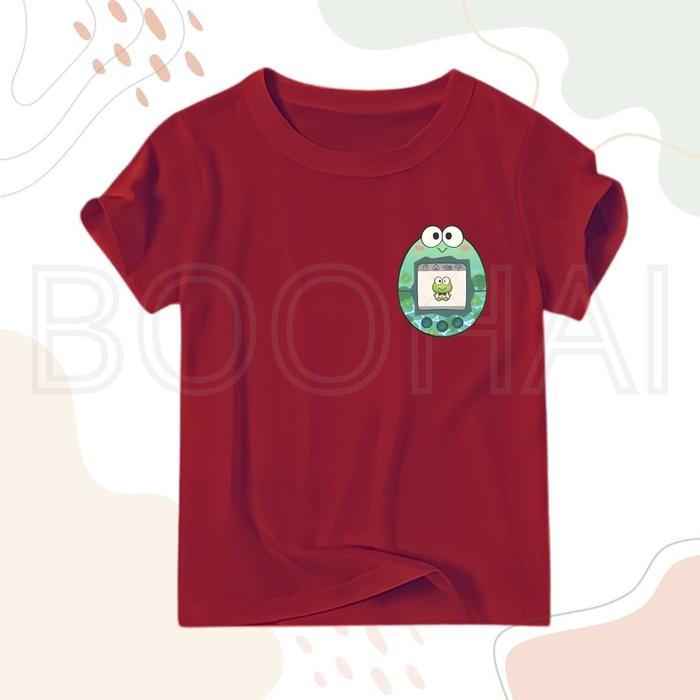 Boohai Baju Kaos Anak motif Gambar Mini Tamagh0chi Ker0ppi Baju Kaos Anak murah