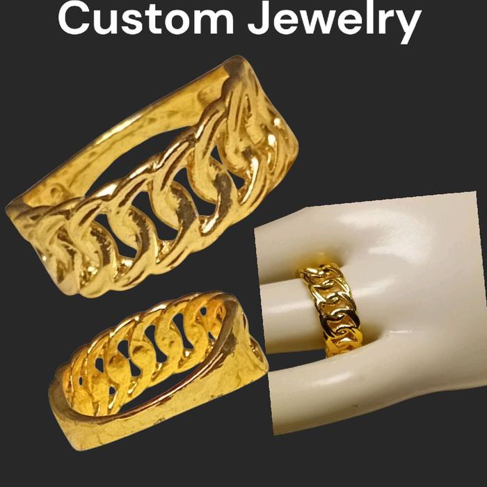 Cincin wanita cincin model rantai