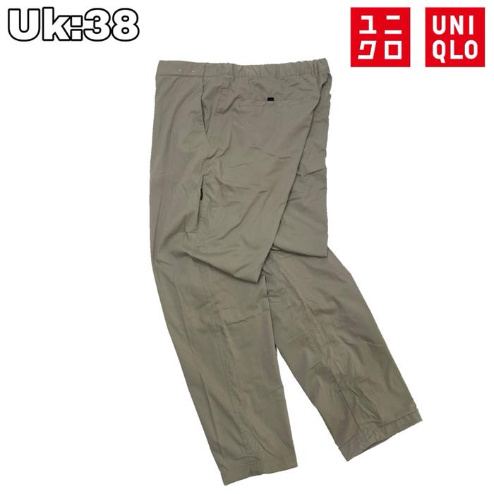 CG12 Celana Panjang Outdoor Uniqlo Heattech Cream 38 Long Pants Casual Sport Polar Hiking Pendaki Gu