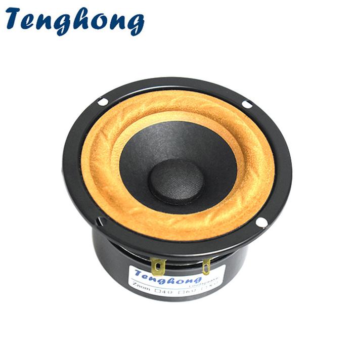 Tenghong 1pcs 3 Inch Full Range Audio Speaker 4Ohm 8Ohm 20W Hifi