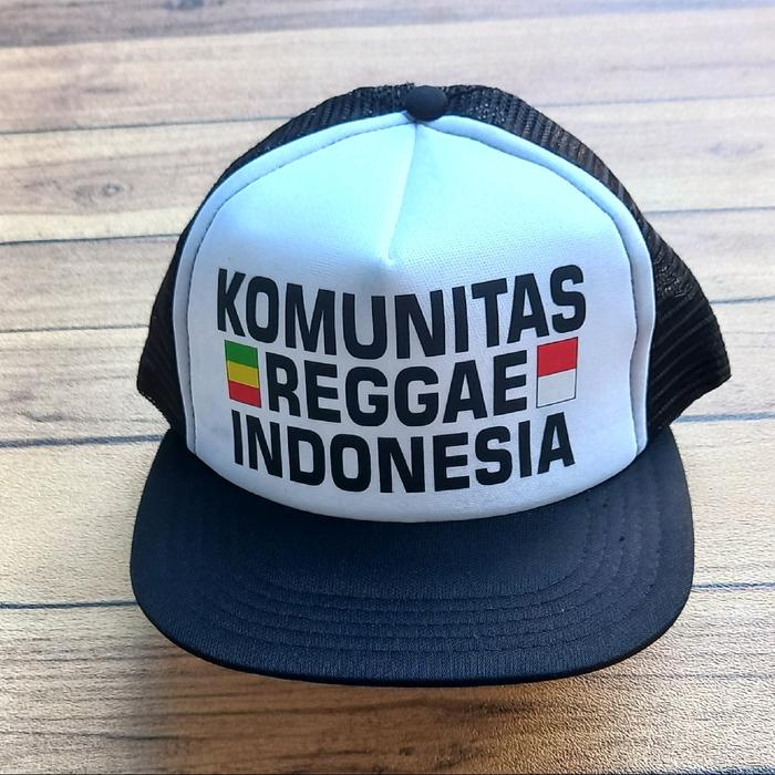 JATIMAIKA topi trucker Komunitas Reggae Indonesia topi jala KRI topi jaring rasta