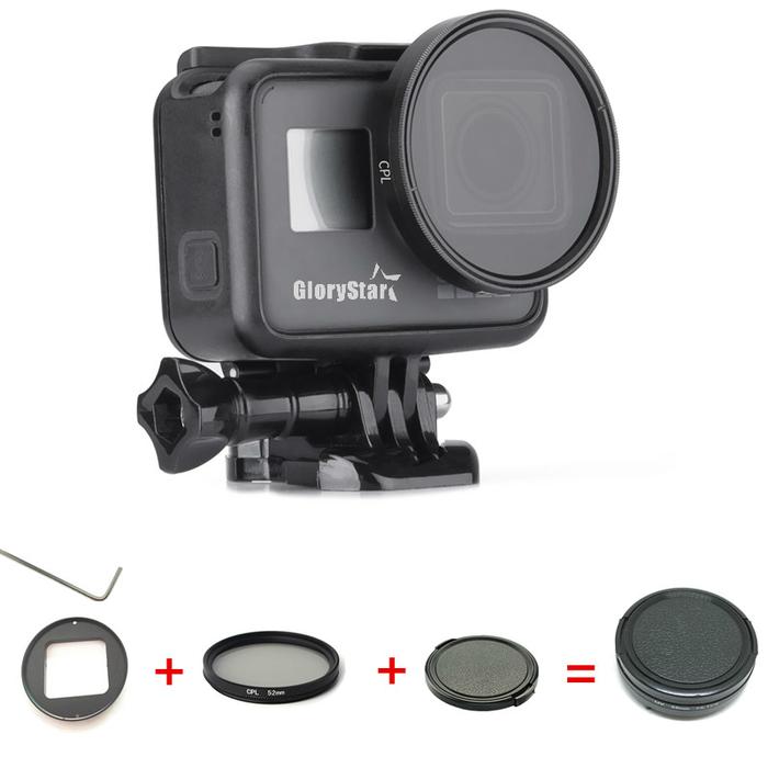 Aluminum Polarizing Filter Circular Polarizer Filter CPL Lens + Cap