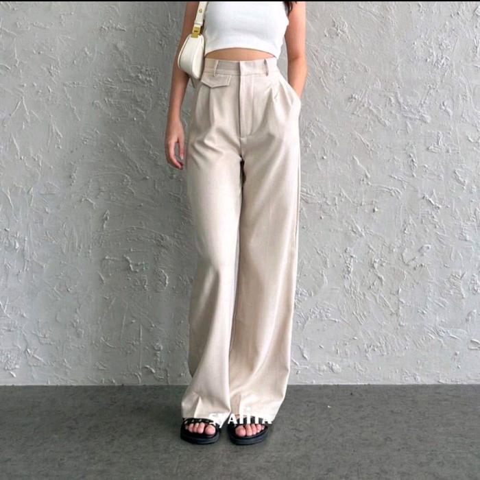 Oro Pants Knit Premium - Oro pants wanita