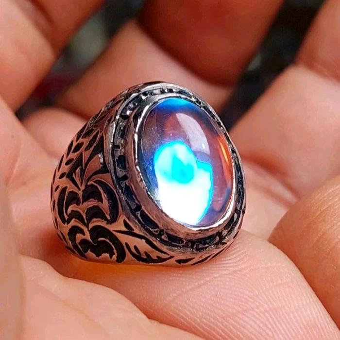 Cicin Kalimaya hindia pelangi full jarong dim 14mm Ring barong bali