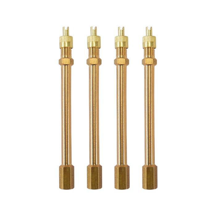 Tire Valve Stem Brass Metal Tire Valve Extension Straight Bore for
